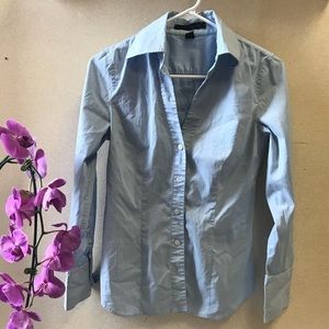 Express Robins Egg Blue Button Down